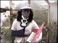 Sheila plays the keytar