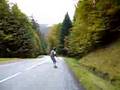 Ricil en freeboard dans le col des feignes (vosges)