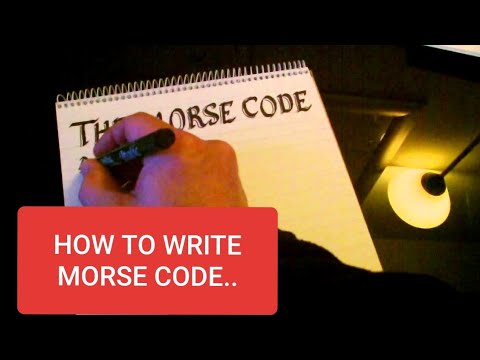 how to read morse code