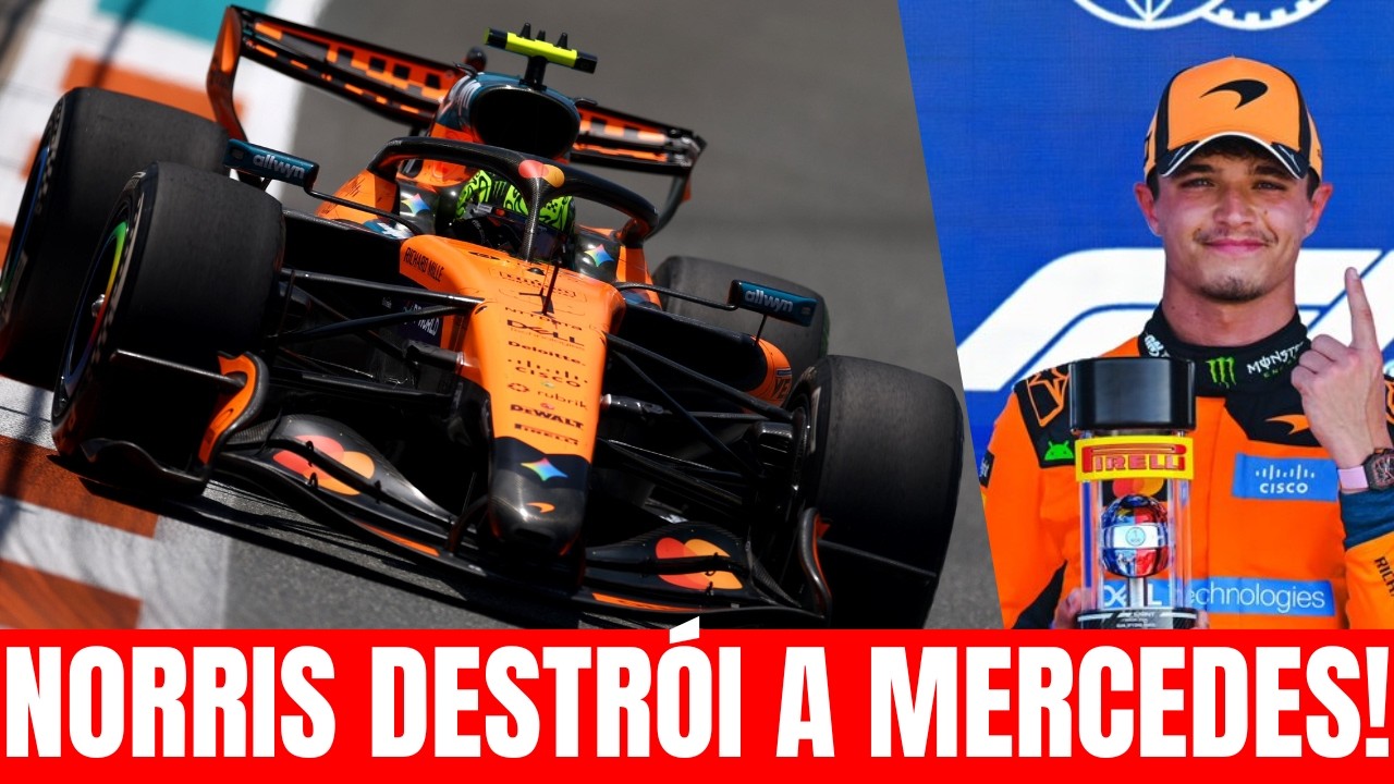 GP DE MIAMI: Lando Norris faz a Pole Position na Sprint. Mercedes mostra fraqueza.