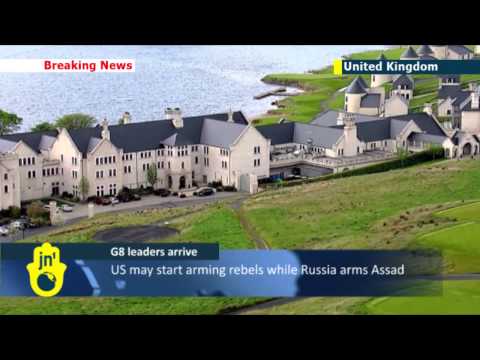 39th G8 summit: US president Barack Obama arrives in Northern Ireland for G8 summit
