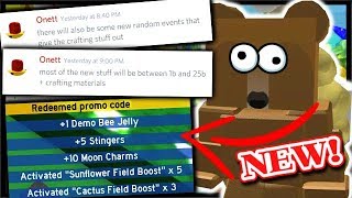 Use This Huge New Code Quick Update Details Roblox Bee Swarm Simulator Minecraftvideos Tv