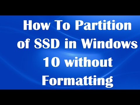 video-linktoworks-How To Partition of SSD in Windows 10 without...