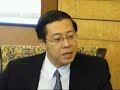 Sdr Lim Guan Eng speaks on Deepavali open house