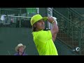 Phil Mickelson, Rickie Fowler, and Justin Johnson from the 16th hole of Friday's round 2012
