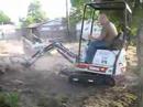 slakis driving a backhoe, part 2