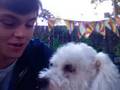 me and my bison frise dogg tyler LOL