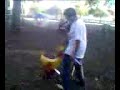 Dan getting a blow job by a DUCK!