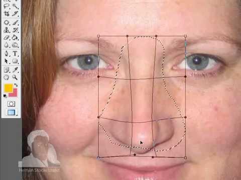 how to adjust nose in photoshop