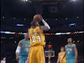 Kobe Bryant Gets the Loose Ball and Reverse Slams it in