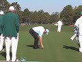 Part 2 - Tiger Woods & Fred Couples Masters Practice Round 2010