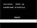 Enjoy, Janet Jackson, 20 Years Old 14/14