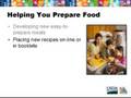 Preparing Food, Dr. Brian Wansink (USDA)