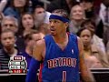 [2008.11.07] Pistons vs Nets Highlight - A.I. Makes Pistons Debut; Nets Win, 103-96