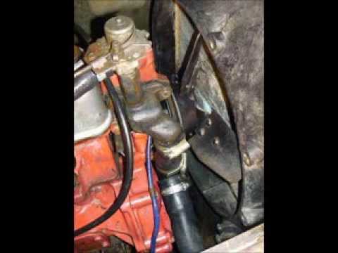 Land Rover Series 3 –  water pump & coolant hose replacement –