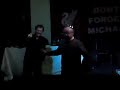 bucko and neville singing at the m sheilds night