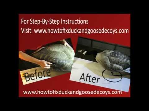 how to repair duck decoys