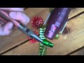 Plastic Bottle Flower Key Chain