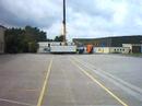 Container- Transport zum Heeres- Flugplatz Roth