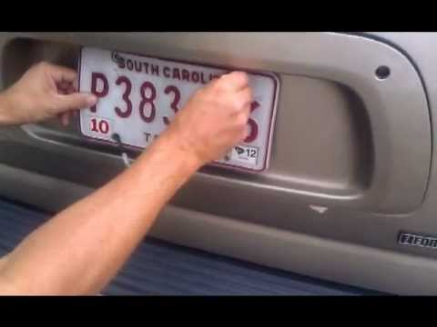 DIY Toyota Sequoia rear hatch door handle fix redneck style
