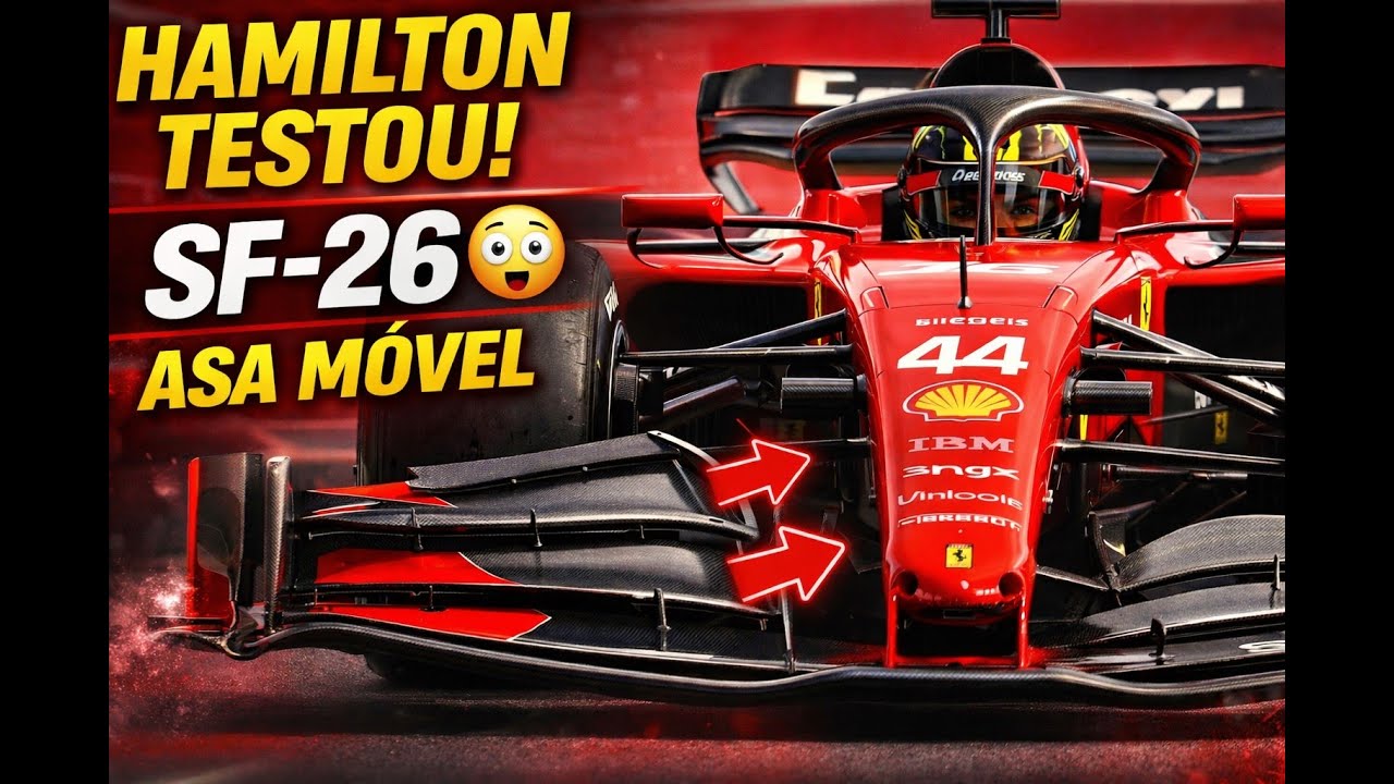 Hamilton Teste Nova Asa Móvel Do Sf-26 E Ferrari Manda Recado | Formula 1 2026