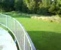 RC Cars Jumping half pipes on skate park
