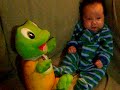 Yoyi with his froggy