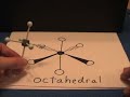 General Chemistry help! A simple tutorial to help you visuallize the electronic and molecular geometries predicted by the valence-shell electron-pair repulsion, VSEPR, models. This tutorial uses both 3-D chemistry models and 2-D diagrams.
