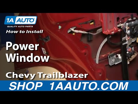 How To Install Repair Replace Broken Rear Power Window Chevy Trailblazer GMC Envoy 02-09 1AAuto.com