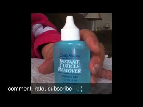 how to dissolve cuticles naturally