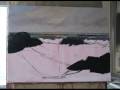 How to Paint A Seascape Oil Painting with Palette and Painting Knives