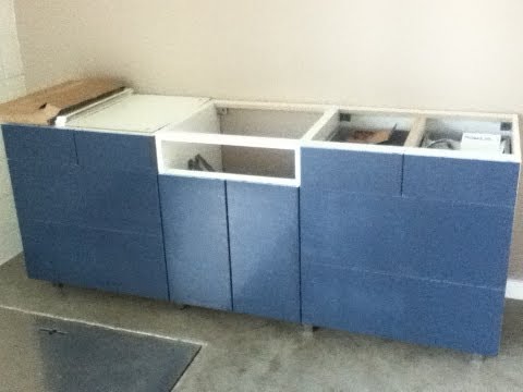 how to fasten cabinets together