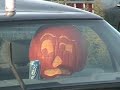 ford airbag in pumpkin in saturn car blows up!