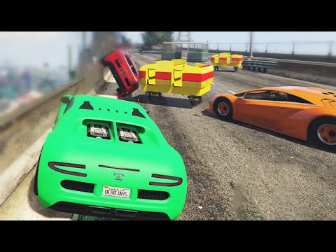 EXTREME MODDED RACE! (GTA 5 Funny Moments)