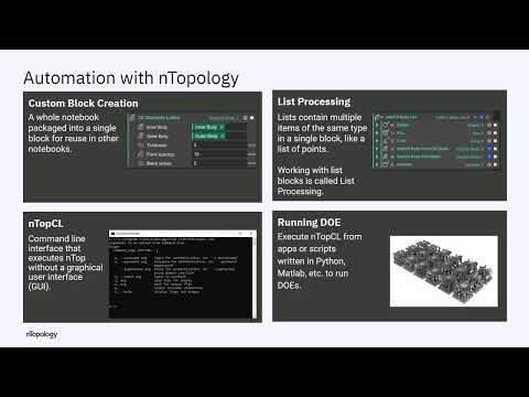 Before We Begin: nTop Automate – nTop Learn