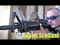 The Fort Airsoft War TAR-21, AK47, M60, G36 Scotland HD 機関銃