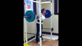 114 lb girl squats 160x8