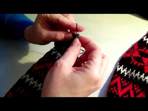 how to repair knitted socks