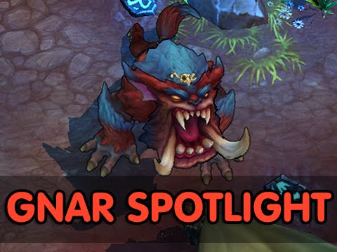 Abilities - Full Gnar The Missing Link Champion Spotlight (League of Legends / LoL Abilities Guide) Abilities info: http://www.turretdive.net/gnar-the-missing-link/ SUBSCRIBE and join the League of Legends...