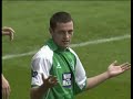 IVAN SPROULE SCORING HIS TREBLE AGAINST  THE HUNS