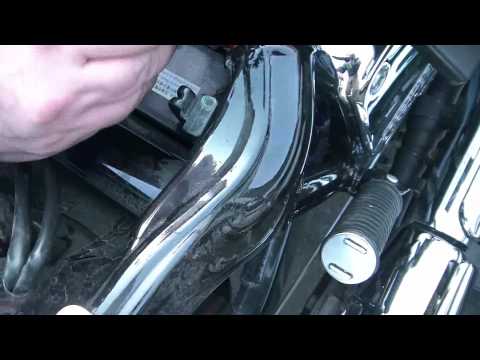 How To Install A Battery On A Honda Shadow Spirit Motorcycle