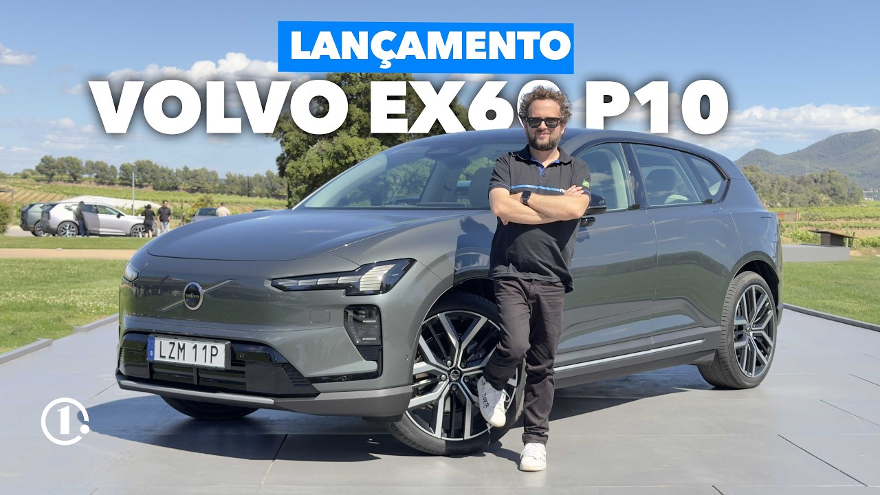 Testamos! NOVO Volvo EX60 chega ao Brasil este ano e quer ser referência entre os elétricos de luxo!