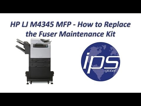 how to reset fuser count on hp 4700