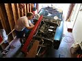Pulling the motor out of the Project 240z