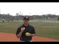 Fielding a softball Fielding a softball