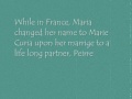 Marie Curie- Charity and Tyler