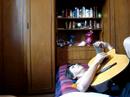 eu cantando (ultimo gr�o) e meu pai tocando