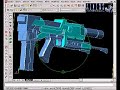 Autocad 2000- Terminator Endo rifle 3d model Autocad 2000- Terminator Endo rifle 3d model