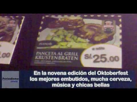 No te pierdas los variados embutidos y cervezas del Oktoberfest