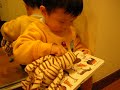 ZhiXuan and Tiger (our version of Calvin&amp;Hobes)